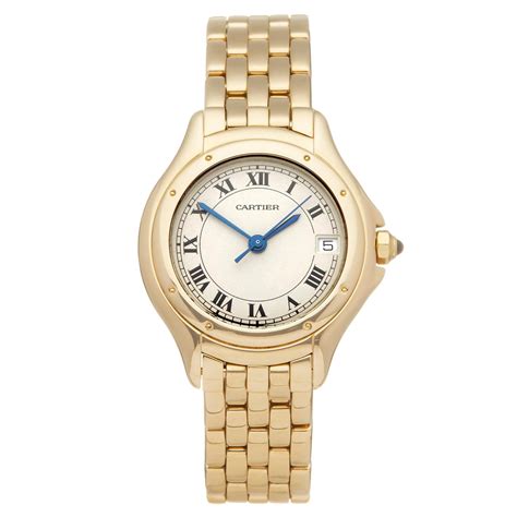 cartier panthere cougar 18k yellow gold|cartier panther jewelers.